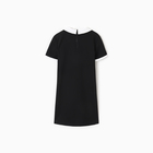 Платье для девочки школьное, цвет чёрный, рост 134 см - фото 24555207