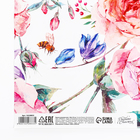 Бумага упаковочная глянцевая «Летние цветы», 1 лист, 70 х 100 см - Фото 4