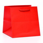 Пакет под торт 20 х 20 х 20 см, красный, 1шт - фото 25408029