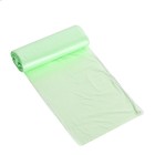 Мешки для мусора в рулоне "UpakLand" 30 л, зеленые, ПНД, 5 мкм, 20 шт, набор 5 штук - фото 24988643