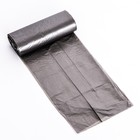 Мешки для мусора в рулоне "UpakLand" 30 л,черные, ПНД, 5 мкм, 30 шт, набор 5 штук - фото 24988646