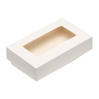 Контейнер на вынос, с окном, белый, 20 х 12 х 4 см, набор 10 шт. - фото 25282508