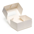 Коробка складная, с окном, белая, 15 х 10 х 7 см, набор 10 шт. - фото 25282522