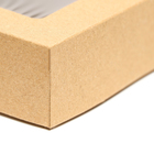 Коробка складная, крафт, 17 х 7 х 4 см, 0,5 л, набор 10 шт. - фото 25282529