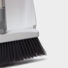 Щётка для пола Raccoon, 2 предмета, совок 27×25×88 см, щётка 26×94 см, белая - Фото 7