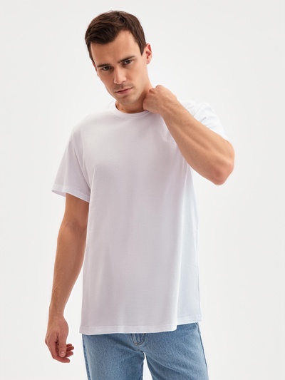 Футболка мужская, размер 52, белая