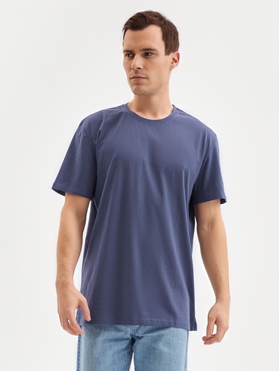 Футболка мужская, цвет тёмно-серый, р-р 56