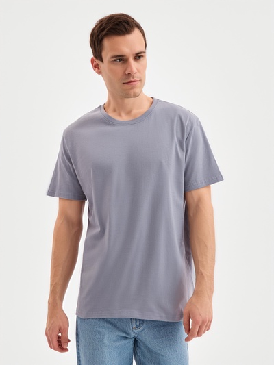 Футболка мужская, цвет серый, р-р 56