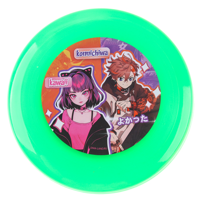 Фрисби, летающая тарелка «Аниме», 18 см, в шоубоксе, МИКС