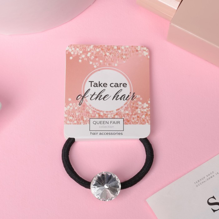 Резинка для волос QF «Элери», блеск, 5 см - Фото 1