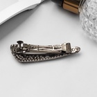 Заколка - автомат для волос «Бриони», уголок, 6.5 см (комплект 2 шт) - фото 50777819