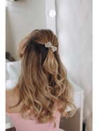 Заколка - автомат для волос «Элоди», бант, 7 см (комплект 2 шт) - фото 54776042