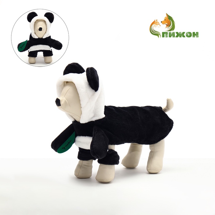 Костюм «Панда», размер L (ДС 40, ОГ 53, ОШ 30 см, вес 10-15 кг) - Фото 1