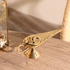 Подставка под благовония «Лампа Аладдина», 5 см, латунь - Фото 2