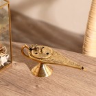 Подставка под благовония «Лампа Аладдина», 5 см, латунь - Фото 3