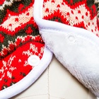 Кардиган с мишкой для собак, новогодний, размер M - Фото 9