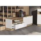 Тумба ТВ Юкки, 1600х450х510, Белый/Дуб делано - фото 24403749