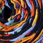 Трикотажная пряжа вторичная 90% хлопок,10% п/э, 100м/450±50 гр (полосатик "Радуга") - фото 24433423