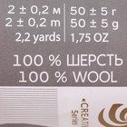 Шерсть для валяния 100% полутонкая шерсть 50гр (158-Розовомалиновый) - фото 24403792