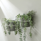 Подвес для кашпо, настенный, d=16 см, белый, «Косая-2» - Фото 3