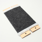 Когтеточка угловая, ковролин с мехом, 45 х 20 см - фото 24403814