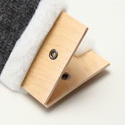 Когтеточка угловая, ковролин с мехом, 45 х 20 см - фото 24403817