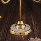 Подсвечник на 5 свечей «Дворцовые тайны», 20 см, латунь, перламутр - Фото 6