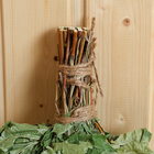 Веник для бани банный кленовый в индивидуальной упаковке - фото 24433494