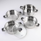 УЦЕНКА Мантоварка из нержавеющей стали «Алтын», 13.7 л, d=24 см, индукционное дно - Фото 4