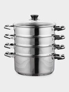 УЦЕНКА Мантоварка из нержавеющей стали «Алтын», 13.7 л, d=24 см, индукционное дно - Фото 1