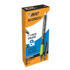 Ручка гелевая стираемая BIC Gelocity Illusion, узел 0.7 мм, чернила синие, цена за 1 шт 10528103 - фото 14071917