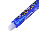 Ручка гелевая стираемая BIC Gelocity Illusion, узел 0.7 мм, чернила синие, цена за 1 шт. - Фото 12