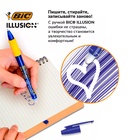 Ручка гелевая стираемая BIC Gelocity Illusion, узел 0.7 мм, чернила синие, цена за 1 шт 10528103 - фото 14078234