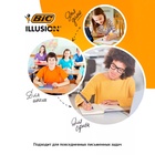 Ручка гелевая стираемая BIC Gelocity Illusion, узел 0.7 мм, чернила чёрные, цена за 1 шт. - Фото 6