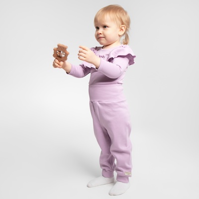 Штанишки детские MINAKU, рост 86-92 см, сиреневые