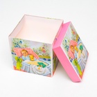 Коробка Самосборная "Детская" Девочкам 15х15х15 см - фото 24403999