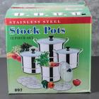 УЦЕНКА Набор кастрюль, 4 шт: 24×16.5 см, 26×17 см, 28×20 см, 30×21 см - Фото 6