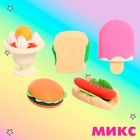 Игровой набор «Перекус», ластики фигурные, 5 шт., МИКС - Фото 7