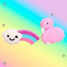 Игровой набор ластиков «Яркие краски», 6 шт., МИКС - Фото 6