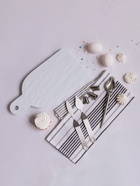 Доска разделочная «Белый Восток», 34.5×16.7×1.7 см, меламин, сервировочная, белая - Фото 9