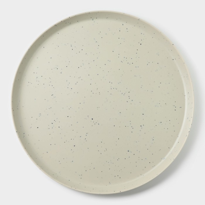 Блюдо «Мрамор», d=28 см, цвет серый - Фото 1