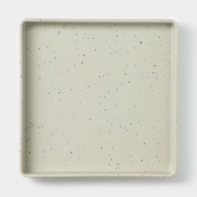 Тарелка «Мрамор», 18,5×2,3 см, цвет серый