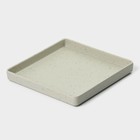 Тарелка «Мрамор», 18,5×2,3 см, цвет серый - фото 4462399