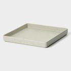 Блюдо сервировочное «Мрамор», 18.5×2.3 см, серое - Фото 4