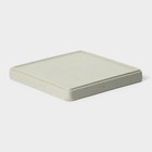 Тарелка «Мрамор», 18,5×2,3 см, цвет серый - фото 4462402