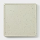 Тарелка «Мрамор», 18,5×2,3 см, цвет серый - фото 4462403