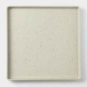 Тарелка «Мрамор», 24,5×2,5 см, цвет серый