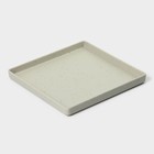 Тарелка «Мрамор», 24,5×2,5 см, цвет серый - фото 4462405