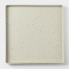 Блюдо сервировочное «Мрамор», 24.5×2.5 см, серое - Фото 6