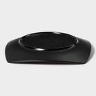 Блюдо сервировочное «Красный Восток», 18.7×2.5 см, пластик, чёрное - Фото 6